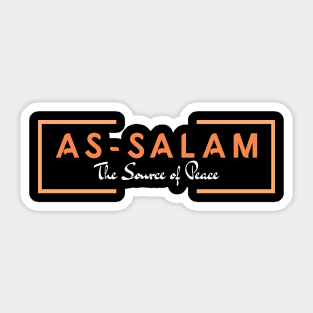 ASMAUL HUSNA - AL SALAM Sticker